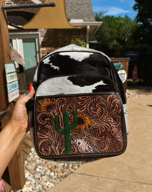 Saguaro Creek Hand Tooled Bag