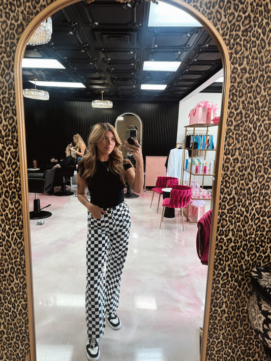 Checkered Pants