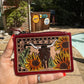 Where Longhorns Graze Card Holder