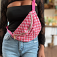 Checkered Crossbody Bag