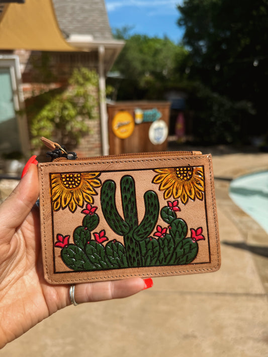 Cactus Plains Card Holder