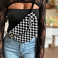 Checkered Crossbody Bag