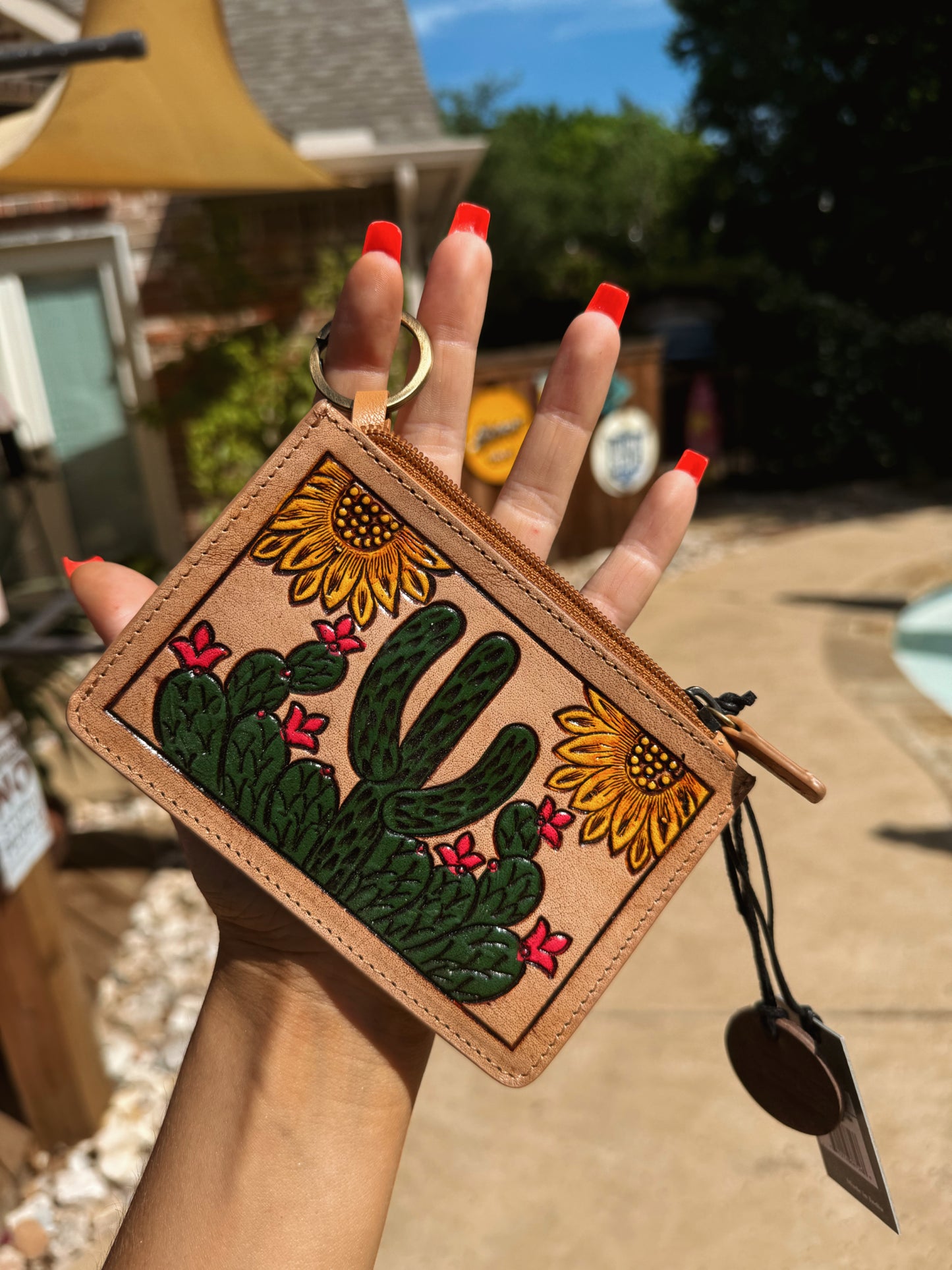 Cactus Plains Card Holder