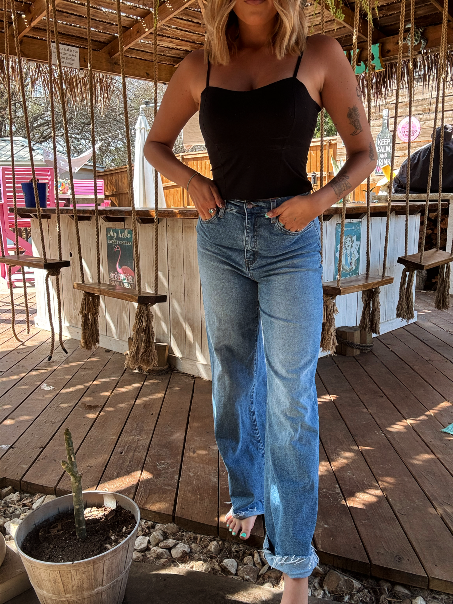 Fort Worth Wide Leg Jeans