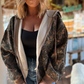 Camo Fleece Oversized Zip Up