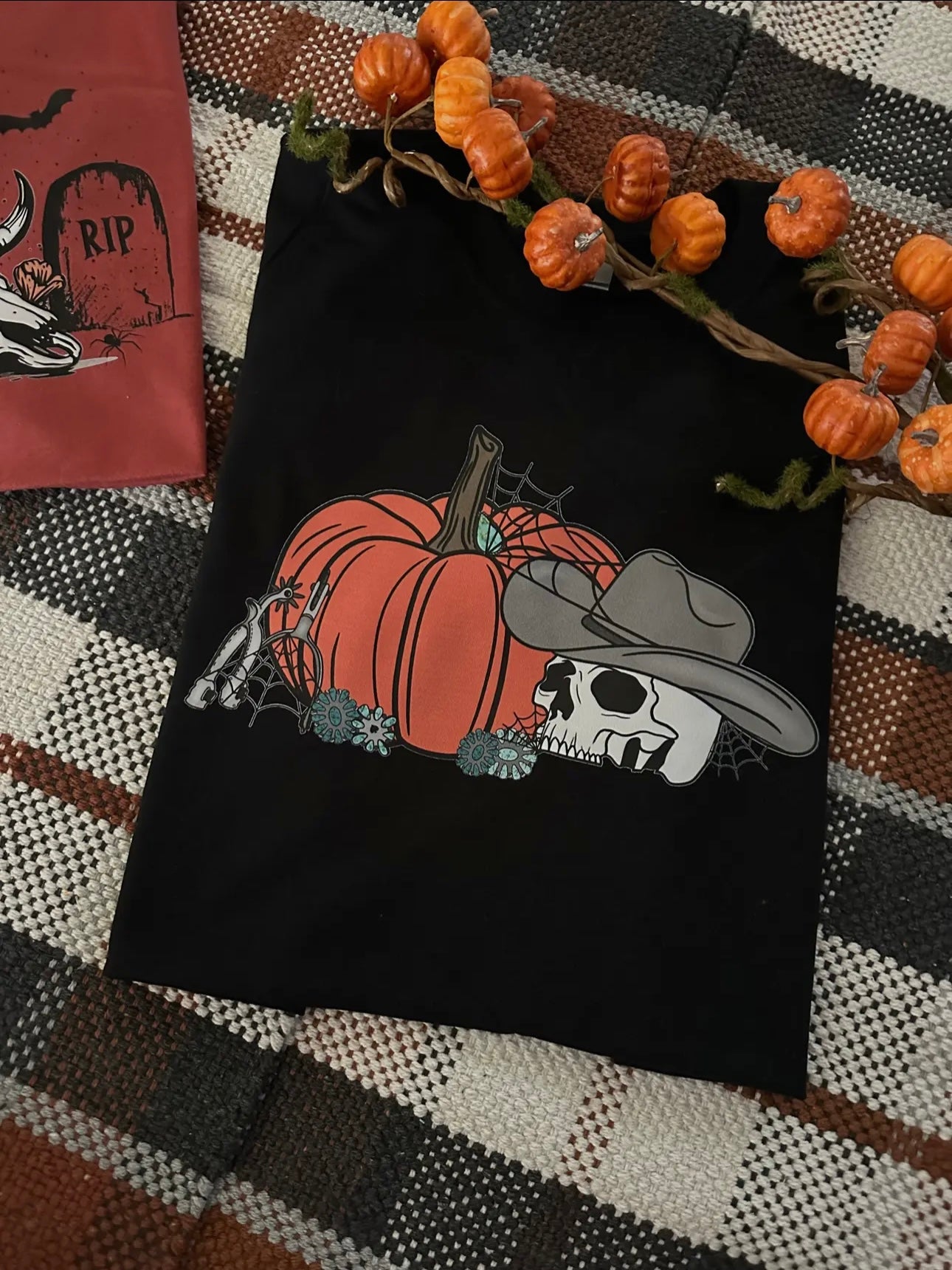 Cowboy Pumpkin Tee