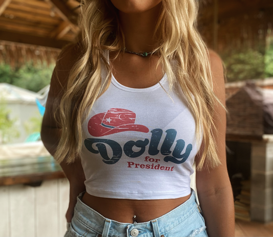 Dolly For President Tank