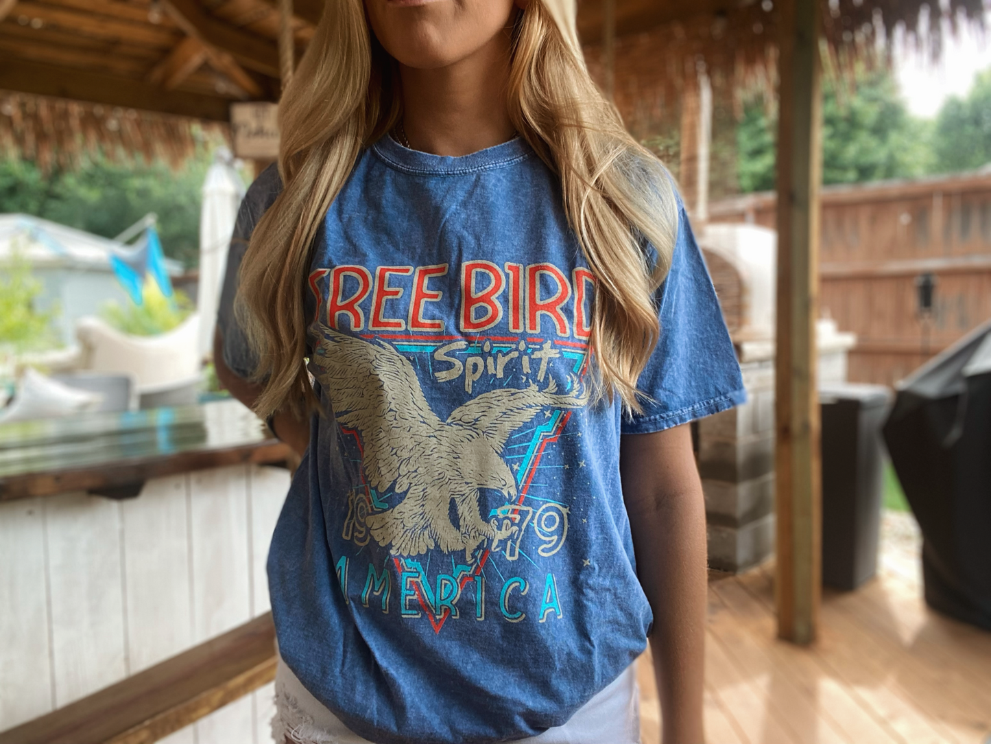 Free Bird Washed Tee