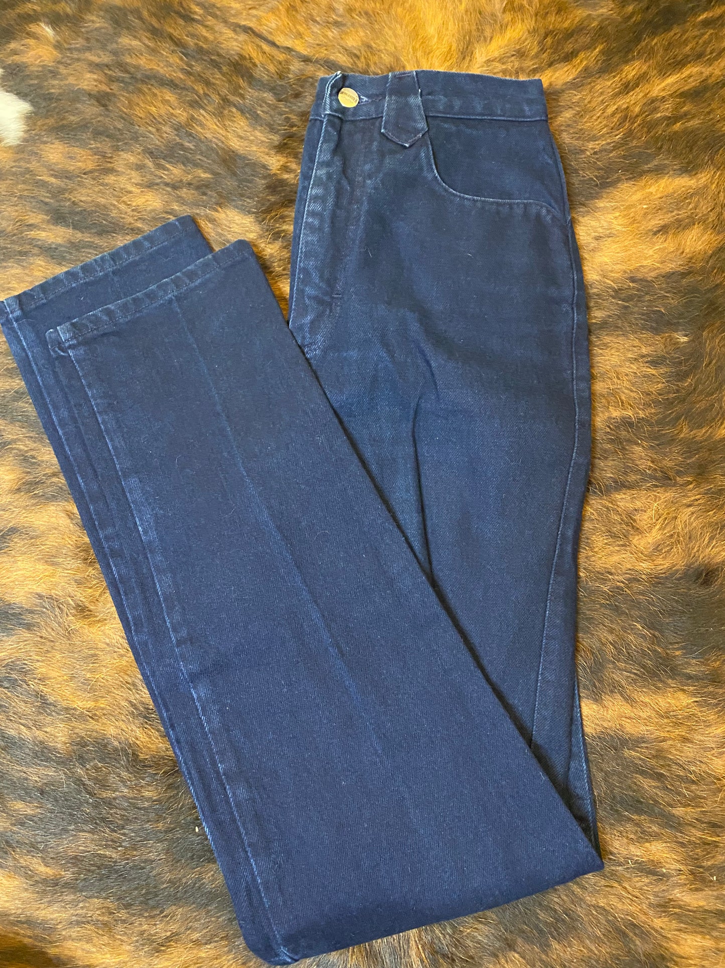 Navy Blue Roughrider Jeans (28”)