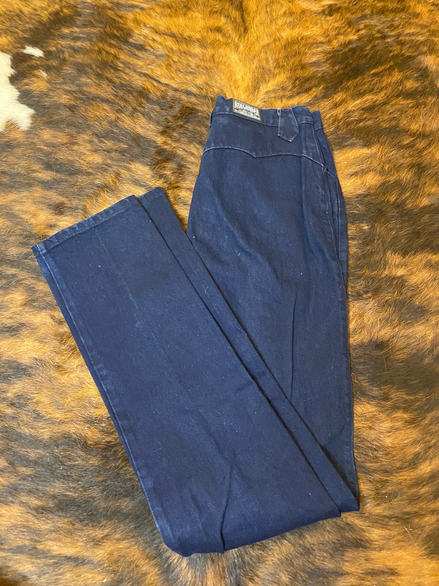 Navy Blue Roughrider Jeans (28”)