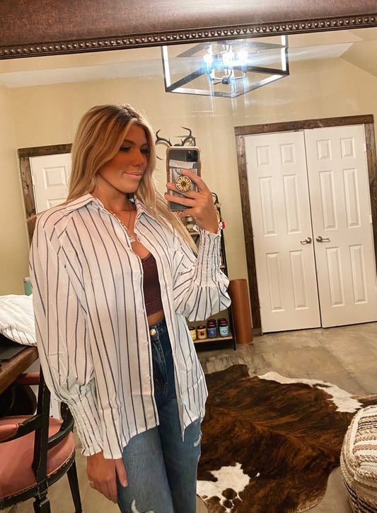 Striped Button Down