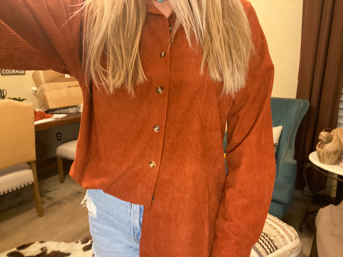 Corduroy Shirt / Shacket